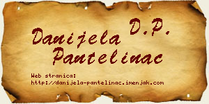 Danijela Pantelinac vizit kartica